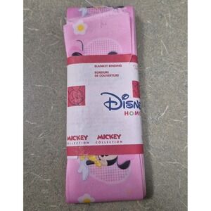 Vintage Wrights Disney Home Minnie Mouse Satin Blanket Binding USA